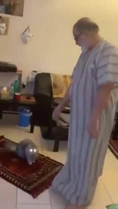 He looks so fed up 😂