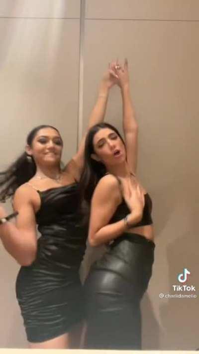 she really likes shaking it