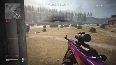 Sometimes, the stars just align. Or in this case, the enemies heads.