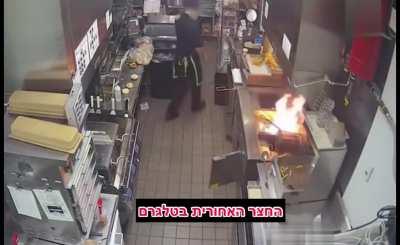 WCGW Spilling water on hot oil.