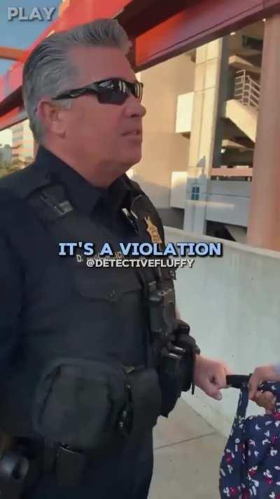 Man gets arrested for eating a sandwich