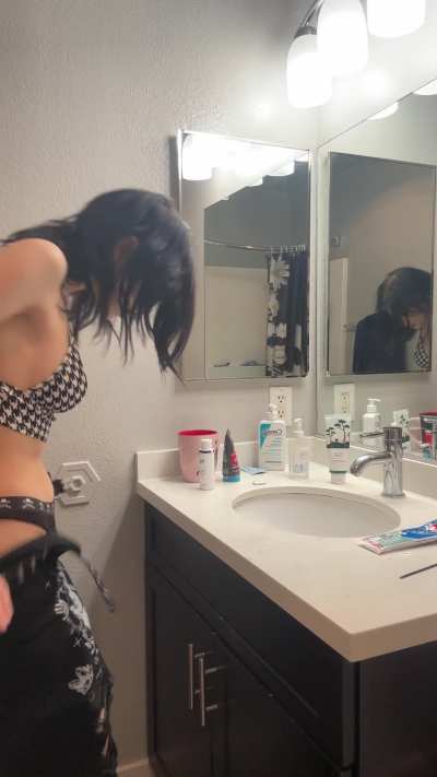 Didn’t noticed you were watching me