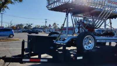 Went back and got a vidya for y'all. Enjoy the monster cart.