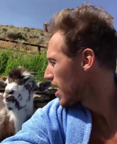 Goat won the argument, hands down.