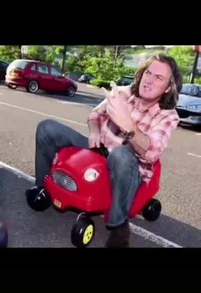 Hammond runs over a macdonalds