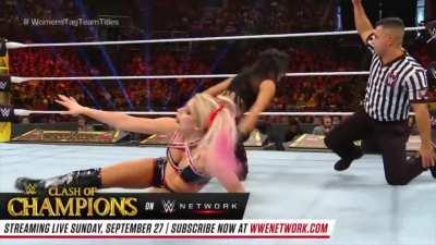 Fire and Desire beats up Alexa Bliss for 2 minutes!