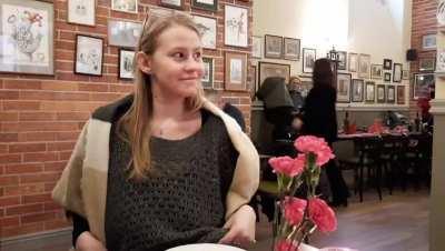 In the back behind me, some small birthday party was ending, so I decided to 