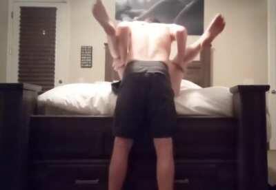 He loves when I'm a pantieless tease.😘 [M][F]