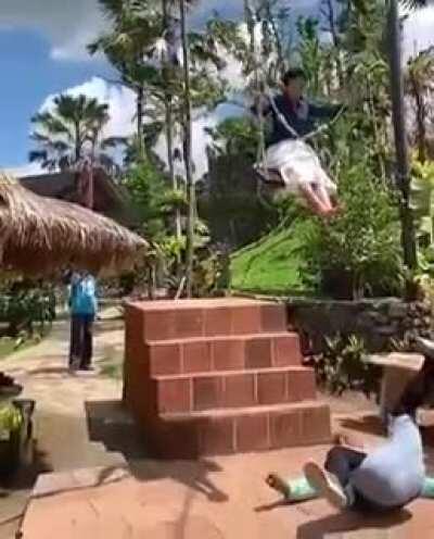 His face says everything...