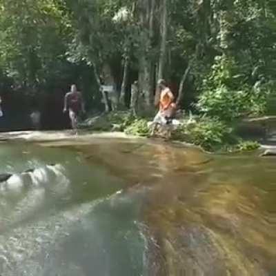 Sliding On The Rocks