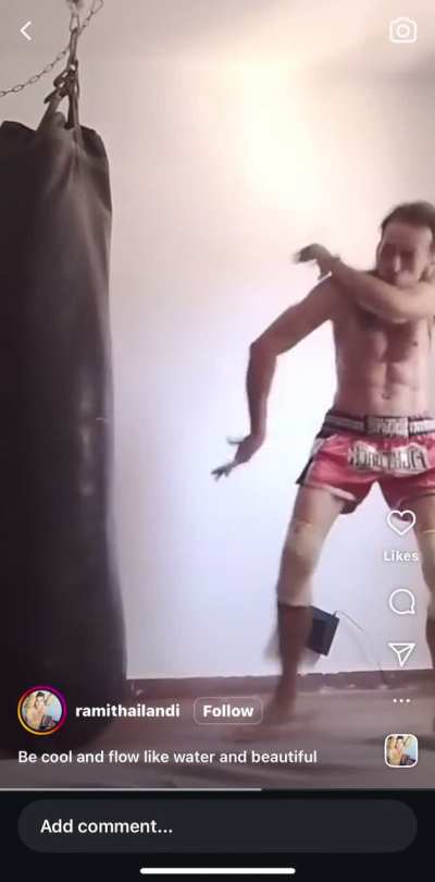 Self proclaimed Mauy Thai & Krav Maga master