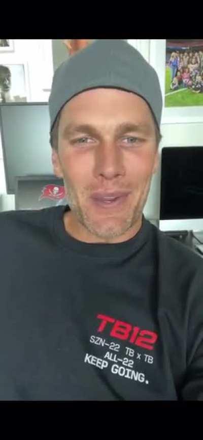 It’s official. Tom Brady listens to DONDA. GOAT recognizes GOAT