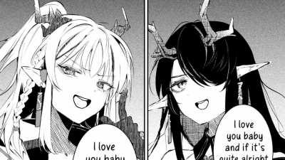 I animated a mouth over an Arknights Manga Panel 