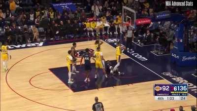 [Highlight] Mo Bamba puts the icing on the cake and posters 2 Lakers with a Putback Dunk after a missed free throw