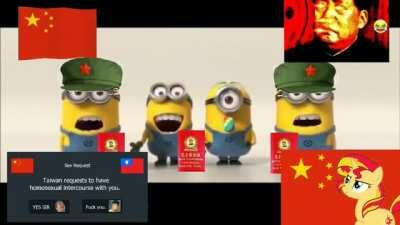 PRC minions sing propaganda song 学习雷锋好榜样 learn from lei feng good example (no subtitles) 2021