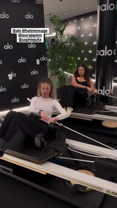 Training In the Alo Gym | IG Story 26.11.2024