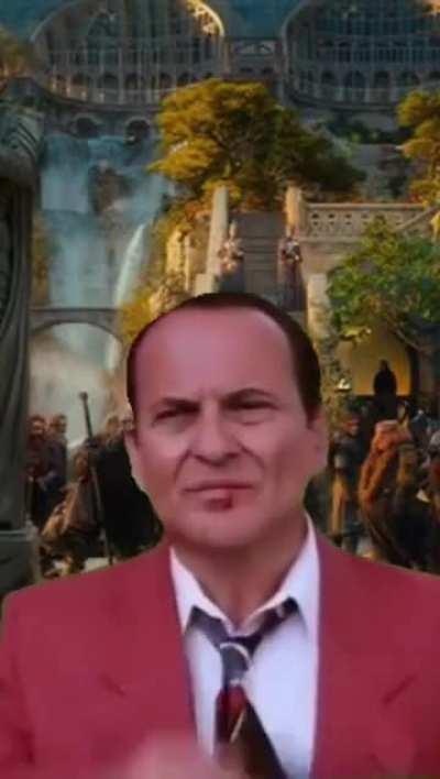 The dwarves as they visit one of the most beautiful places in middleearth