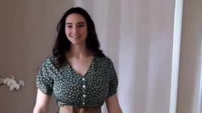 Abby discussing her honkers