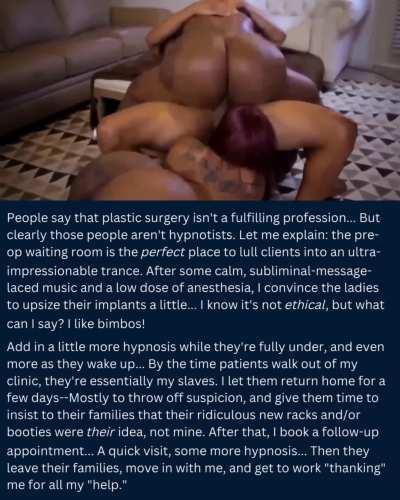 Surgeon. Hypnotist. Pervert.