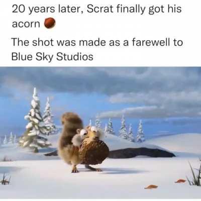 After so many movies of him chasing it😭