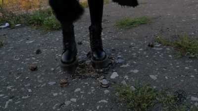 Helga Li Loves Dr. Martens - Causing Destruction with Every Stomp.