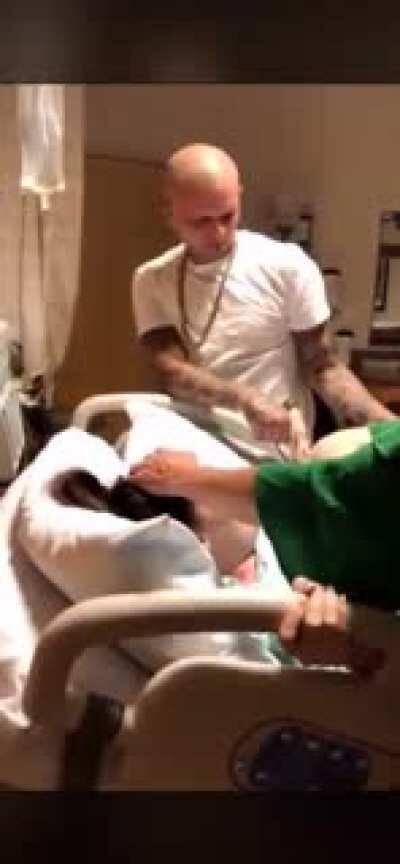 You can see the regret on his face