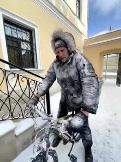 Life Is Hard As A Bike Delivery Person...