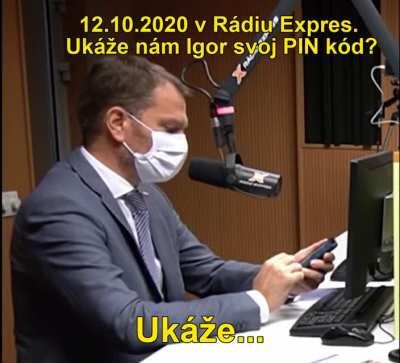 Matovic oznamil celemu Slovensku svoj kod do telefonu. Tak som mu spravil video, nech ma.