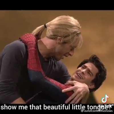 beautiful spidery man