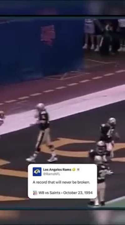 Football nostalgia...Saints Punter & Head Coach can't comprehend what they're witnessing