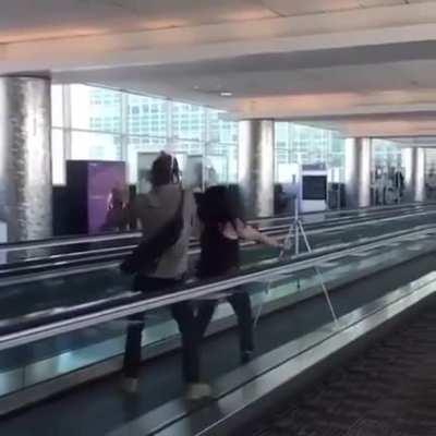 Filming a TikTok... In public