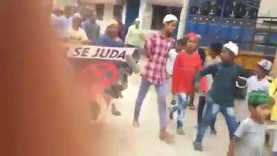 Brian-washed kids coming on streets to kill Hindi saint