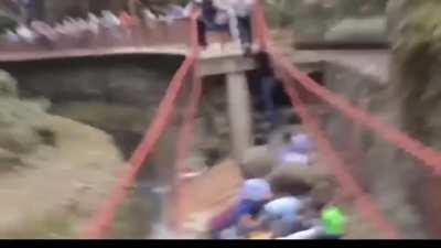 WCGW jumping in a badly built bridge