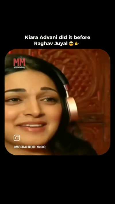 Ragha who ? Kiara advani did it way before 😂😂. Kiara singing raatan lambiya still haunts me till today . Maybe she should stop atp.😬