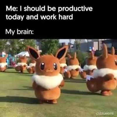 My brain during tests