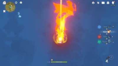 90 Second Plunge Attack Starring Klee, In Space