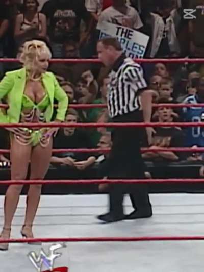 Her power pose and sexy expressions makes Debra the sexiest diva of all time