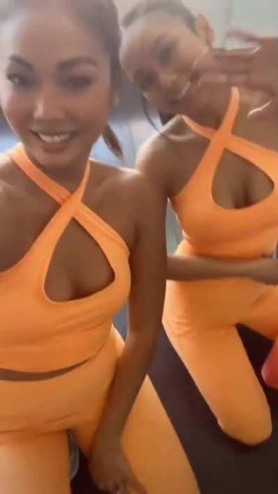 Mica Javier and Ylona Garcia