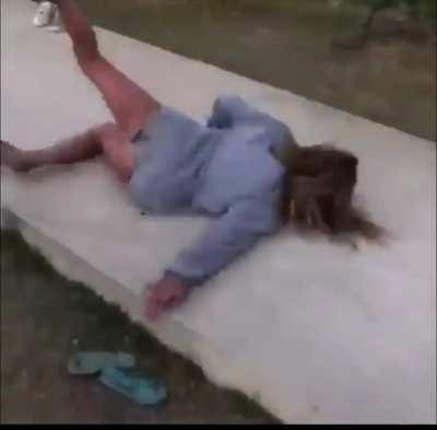 ride a skate while drink is a nice idea ngl