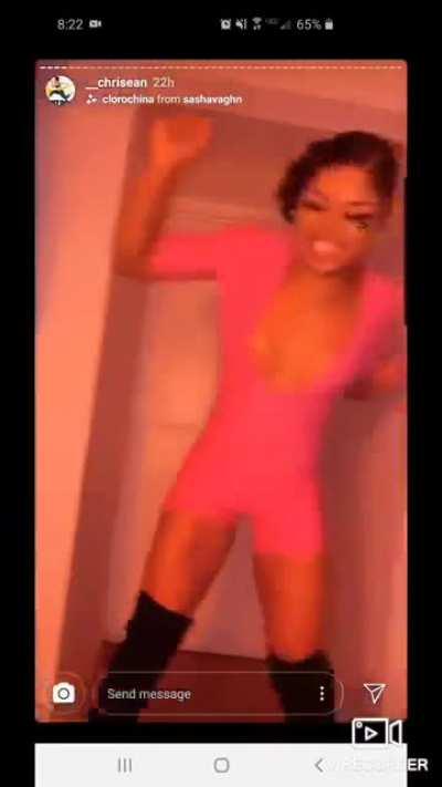 Nice dance with a lil slip