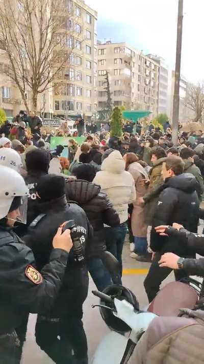 Eskişehir Anlık, protestocular barikatı delmeye çalıştı