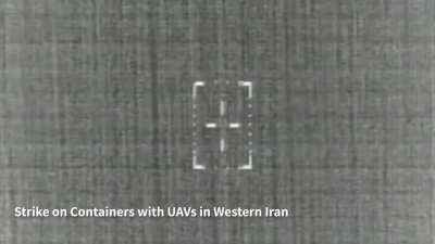 IAF destroyed Iranian UAV containers, 2025