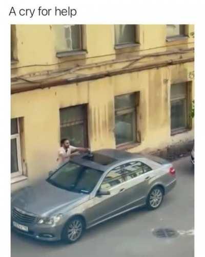 WCGW Moving the bird away from car