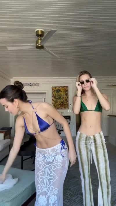 Olivia Ponton bikini with Ella Mendelsohn