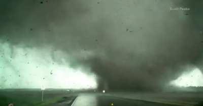 Up close and personal with an EF4 tornado