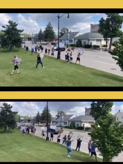 JD Vance, scared and avoiding protestors, illegally breaking road rules in Wisconsin | Politics Orbit|