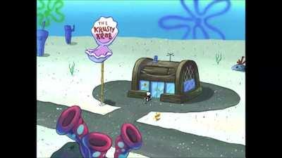 OCD portrayed by spongebob