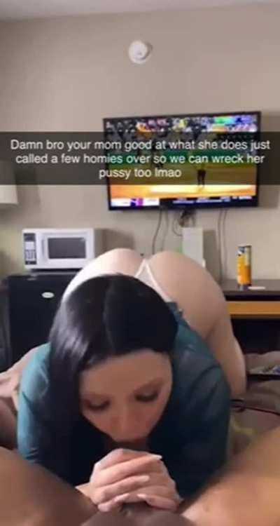 My neighbor forced me to add him on Snapchat and he keeps sending me videos of him and mom… I hate that guy…