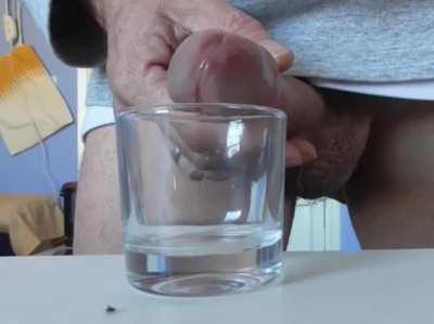 So much precum from edging all day and watching porn