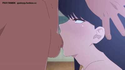 Komi would give the best blowjobs with that pretty face of hers